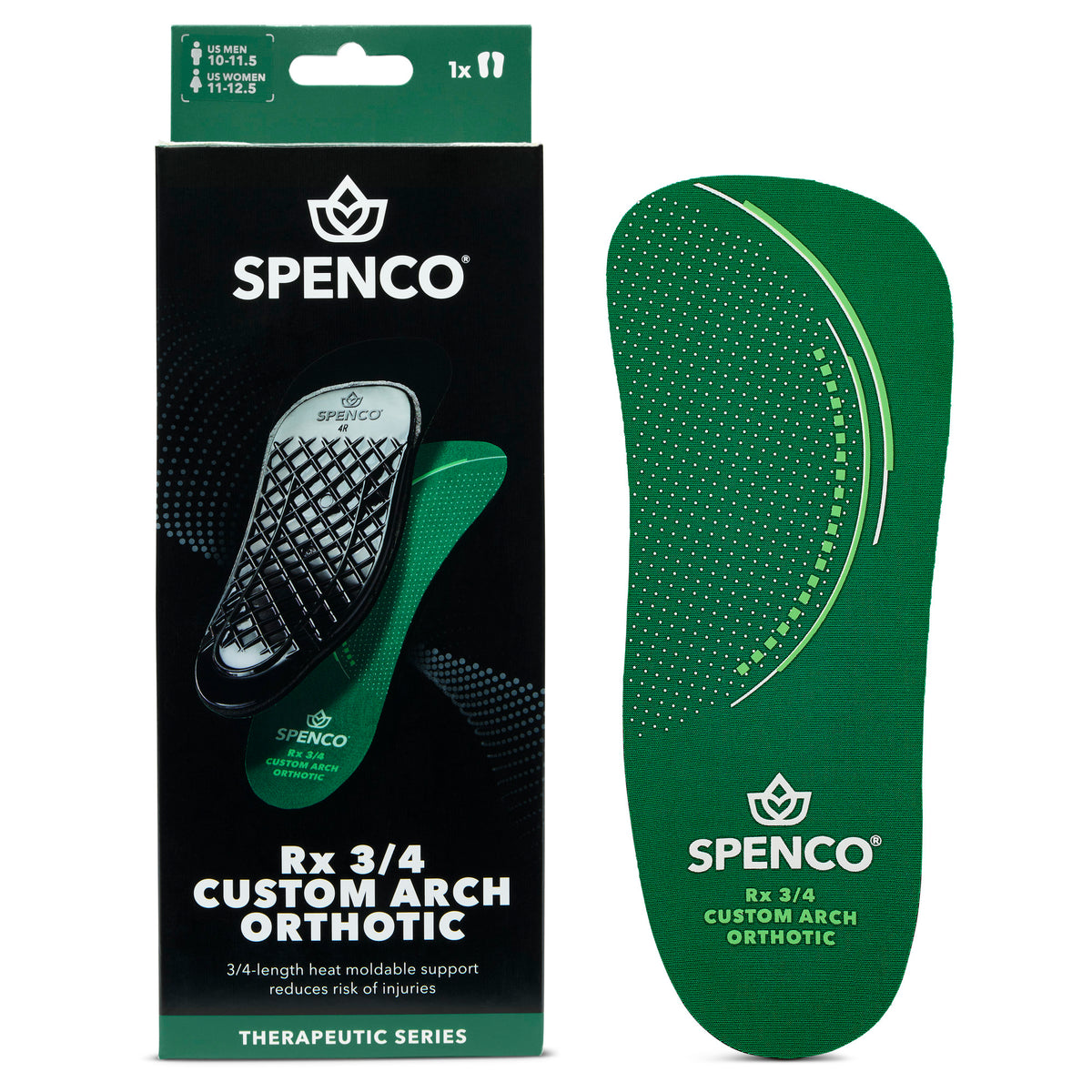 RX 3/4 Custom Arch Orthotic Insole – Spenco US