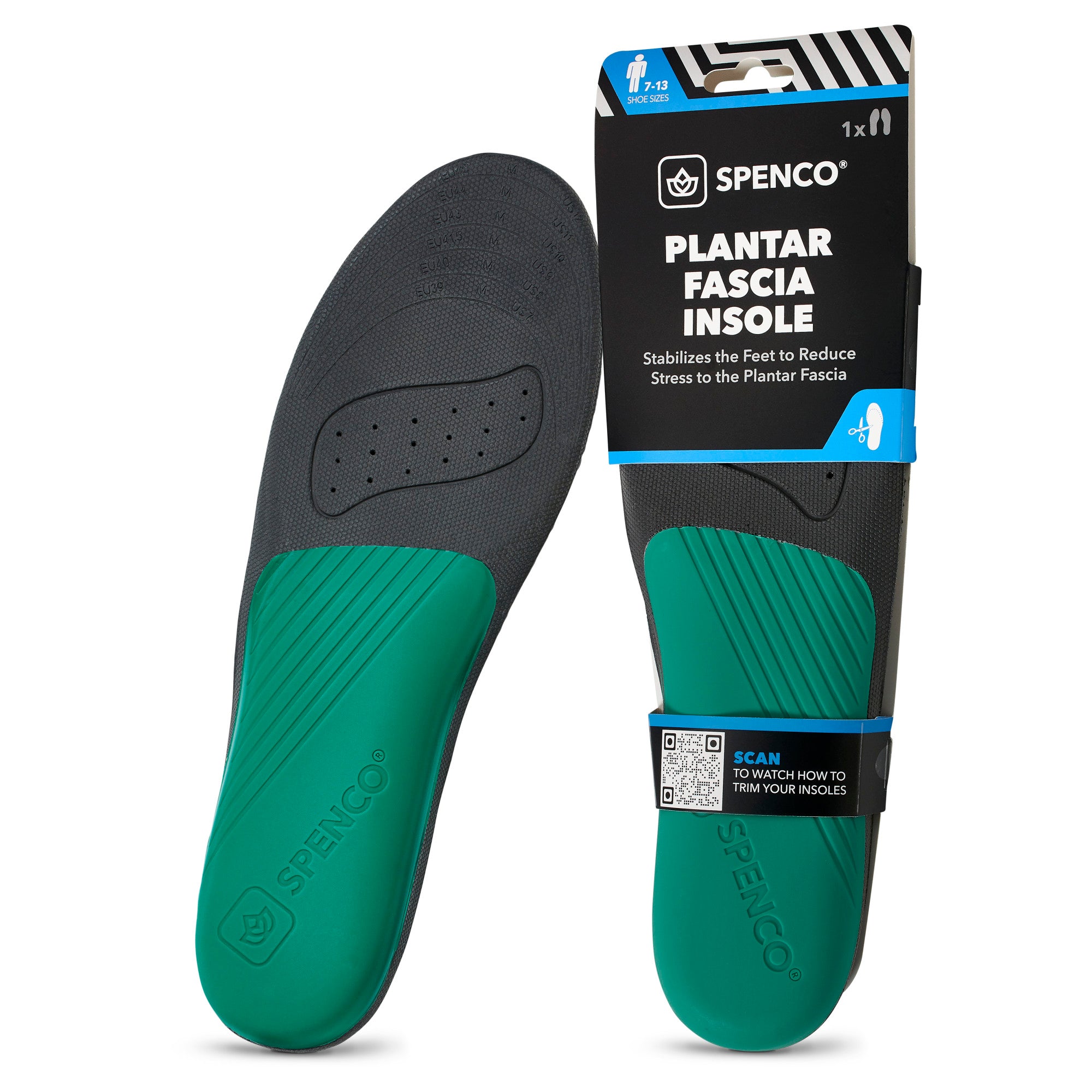 hard plastic insoles for plantar fasciitis Spenco Plantar Fascia Insole Trim To Fit Women's 5-11